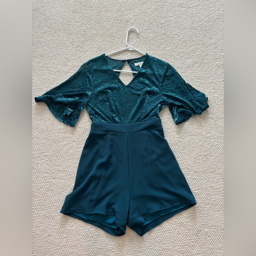 Elegant Teal Romper